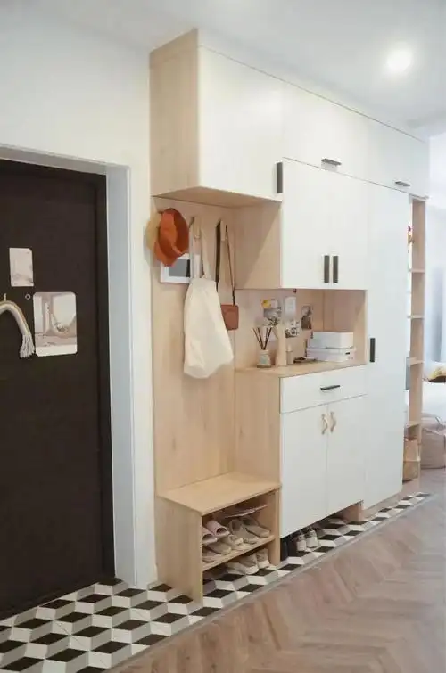 玄关鞋柜怎么设计?给你4种设计方案,照着装准没错