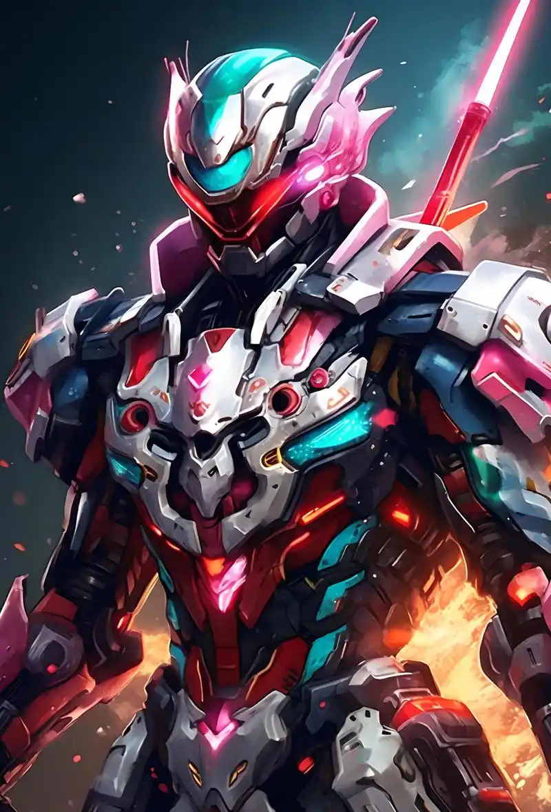 热血机甲动漫#铠甲##二次元##动漫##骑士###卡通图片# #分享图片