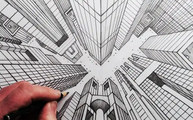 tom mcpherson / 绘制俯视与仰视视角的都市景观_哔哩哔哩_bilibili