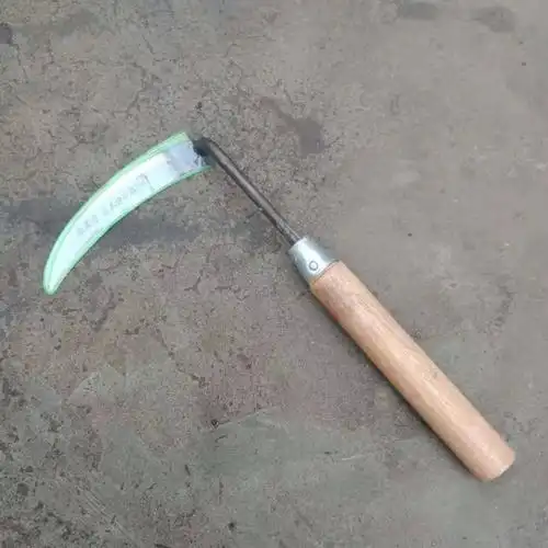 进口割韭菜专用小镰刀家用工具超锋利小号割刀子大棚蔬菜刀割草刀