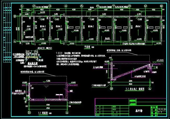 洗车场图纸 建筑,结构