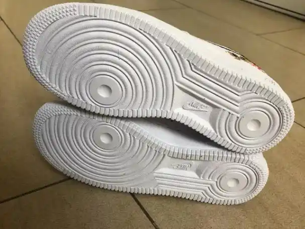 空军一号新年款开箱图耐克af1新年版实物细节赏析