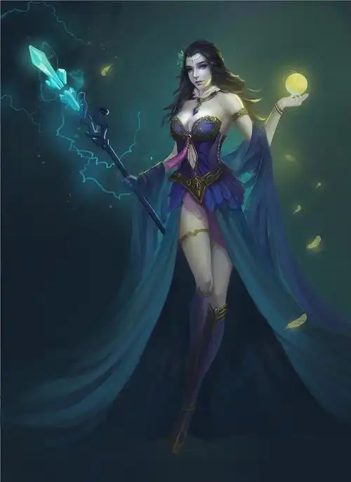 原创作品:女法师