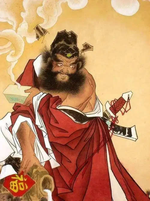 吴道子,曾为玄宗绘得《钟道捉鬼图》,被后世尊为画匠祖师