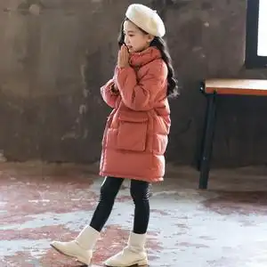 冬装 /span>韩版大儿 span class=h>童装 /span>洋气棉服中长款小女孩