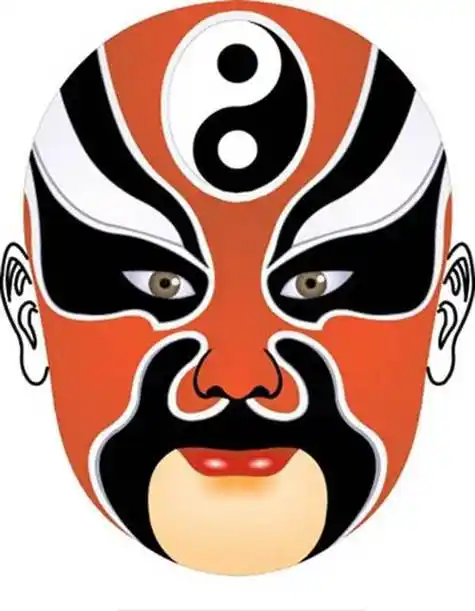 脸谱简笔画有颜色步骤