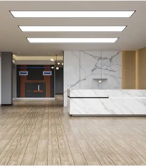 欧普 侍办公室嵌入式led灯长条 长方形暗装过道走廊石膏板吊顶平板灯