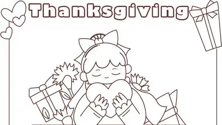 感恩节英语手抄报怎么画