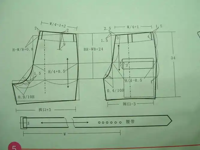 lp8064288裤子板图及效果 - 服装cad - 中国服装cad
