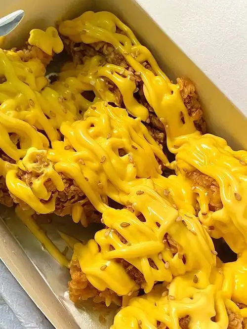 我想说蜂蜜芥末韩式炸鸡真的绝绝绝00