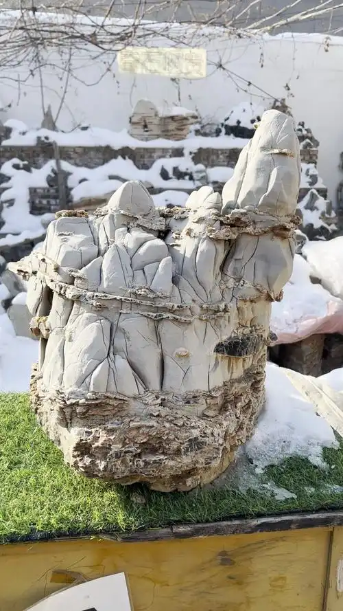 纯天然太行奇石-高山流水