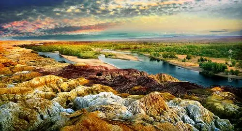 【日落五彩滩 ● 独行侠摄影】