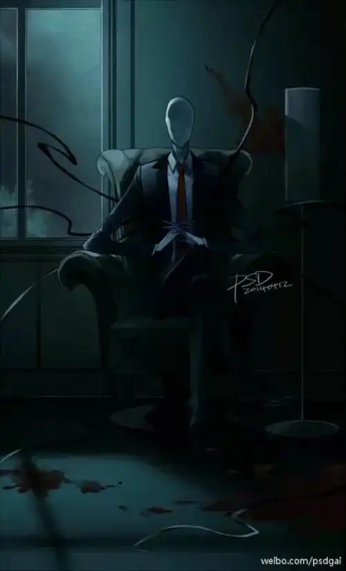 psd大佬 slender man 瘦长鬼影 瘦叔