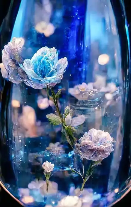 蓝玫瑰图片唯美【蓝玫瑰图片高清图片】