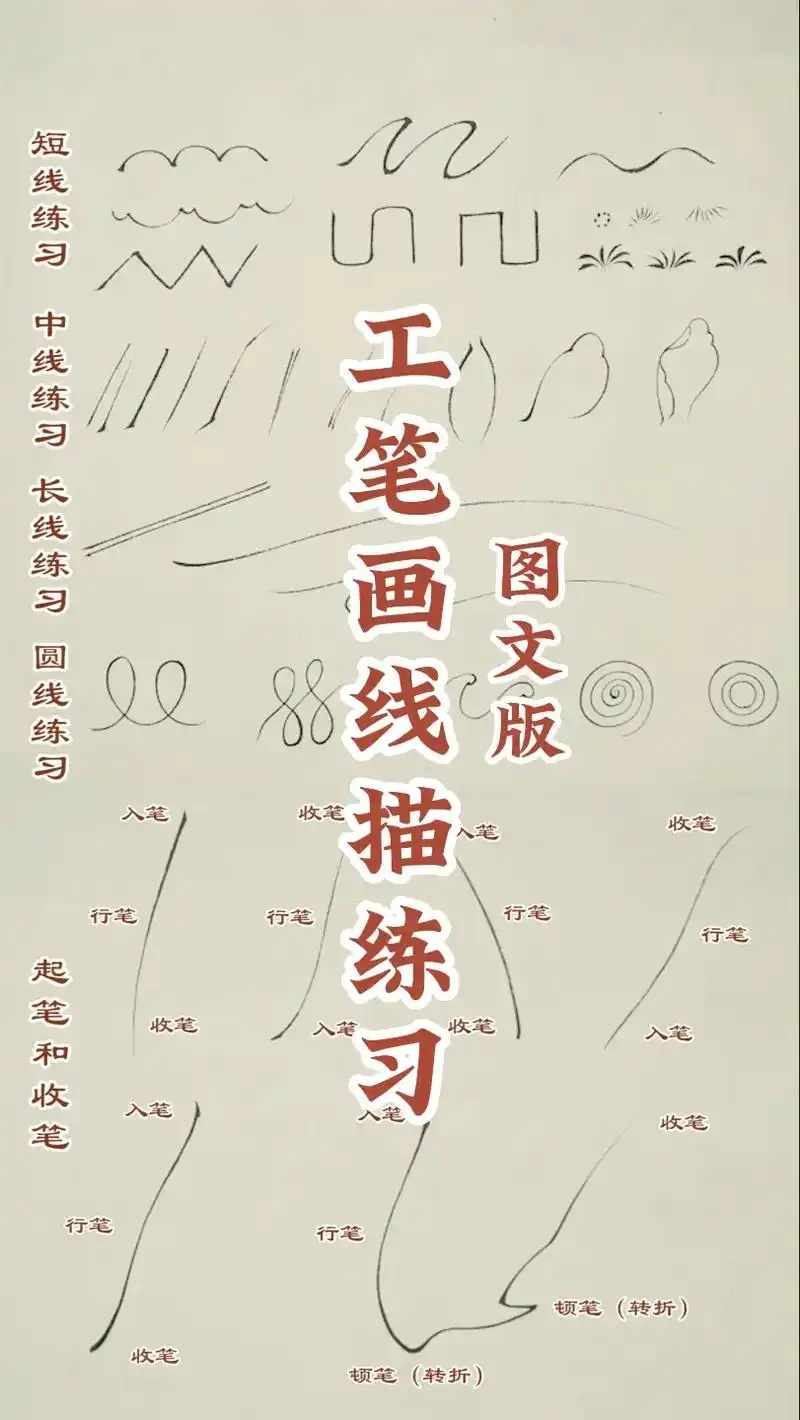 工笔画|白描|如何正确学习线描