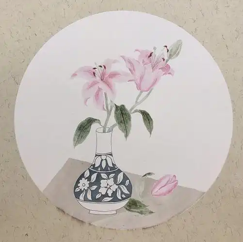 没骨百合附详细过程