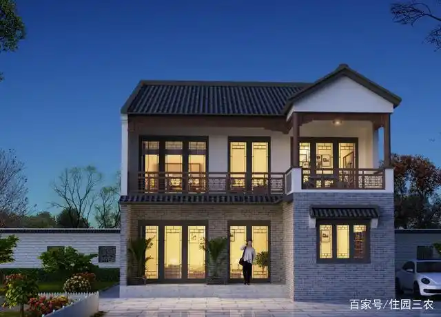 在老家建个小户型青砖小楼吧,5室1厅这种,住得宽敞,又让人怀念