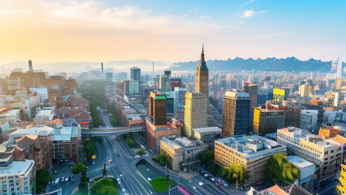 打工人桌面🖥️,城市风光壁纸🌆