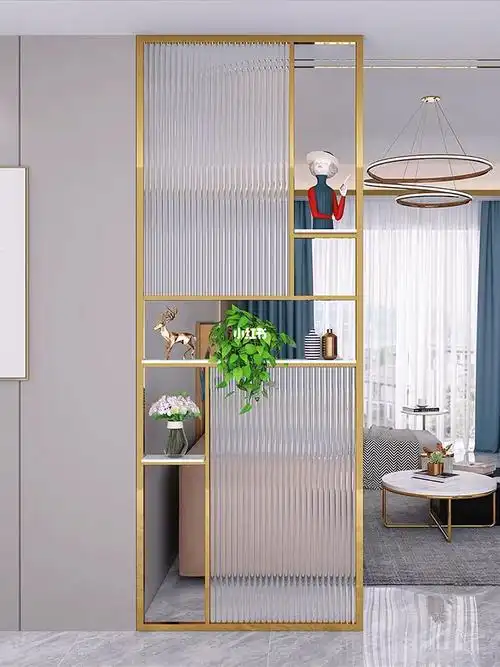 现代卫生间玄关屏风遮挡装饰设计效果图分享