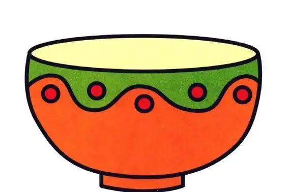 碗_儿童画碗图片_盘子碗的简笔画_碗简笔画儿童画教程 - 9252儿童网