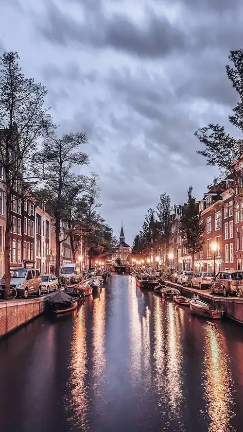 城市夜景街景旅行风景街道灯光