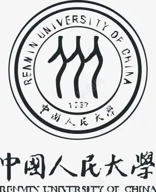 中国人民大学logo矢量图图标