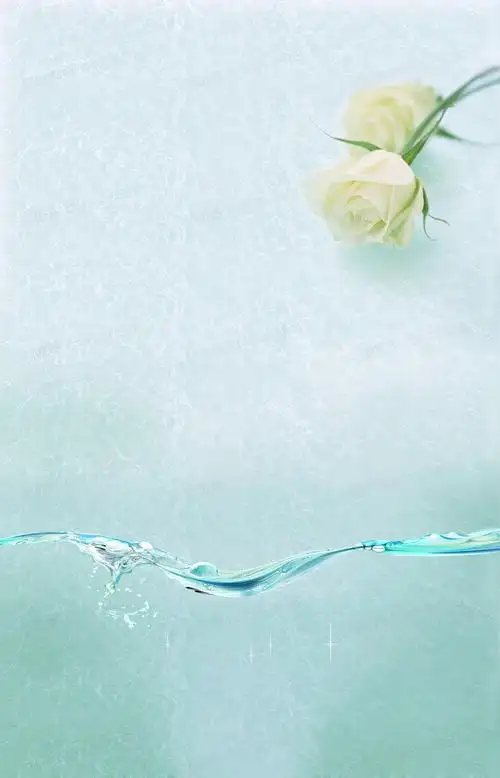 简约化妆品海报背景素材