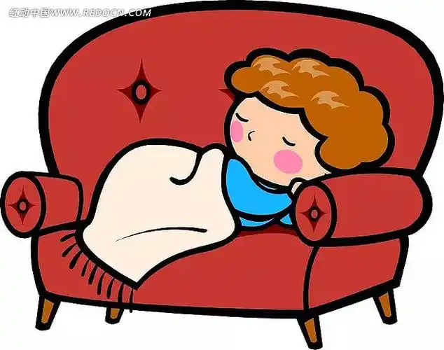 人物图片漫画人物人物人物素材人物图片矢量人物睡觉的人躺在沙发上