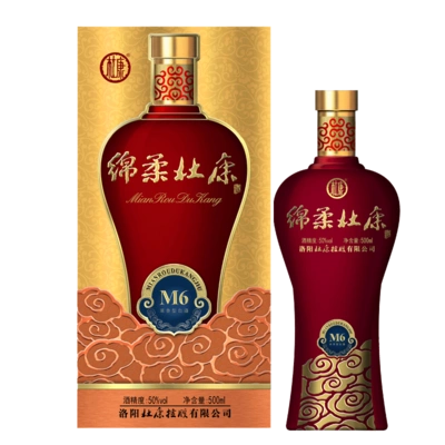 【绵柔杜康】50度白酒500ml*6瓶