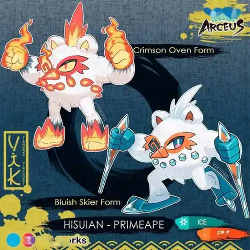 脑洞国外画师自制洗翠地区形态宝可梦