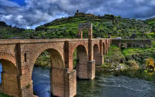 mobile wallpaper: landscape, bridges, architecture, #34548