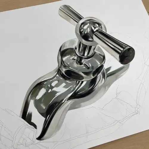 建议收藏学习强烈的金属感马克笔素材