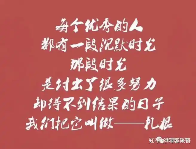 我们把它叫做-----扎根!