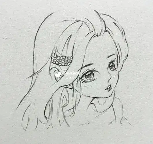 画个温柔小姐姐带步骤图