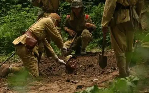 影视剧中,日军活埋中国军人