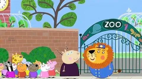 小猪佩奇动物园动画片动画