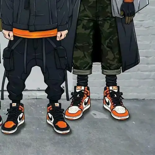 动漫人物穿aj的头像