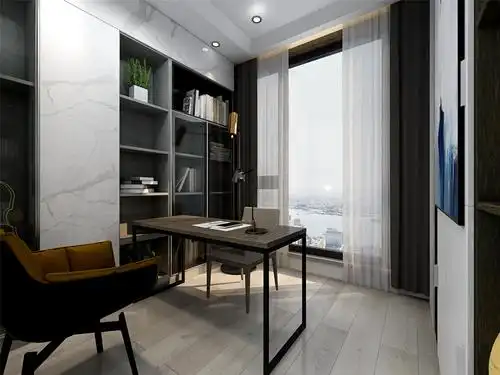 简约现代四居书房装修效果图
