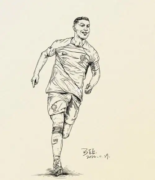 绘画  #手绘  #世界杯  #fifa世界杯卡塔尔20226415  #c罗