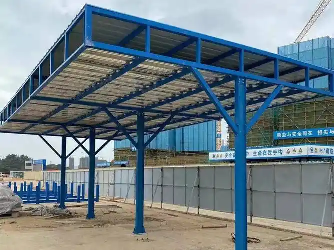 单立柱钢筋加工棚ql-1