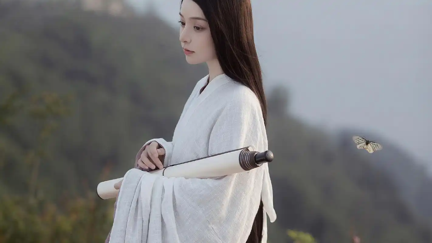 冷艳古风美女高清桌面壁纸