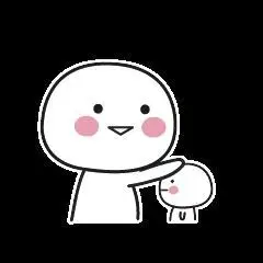 卡通人物 可爱 简笔画 安抚 摸摸头