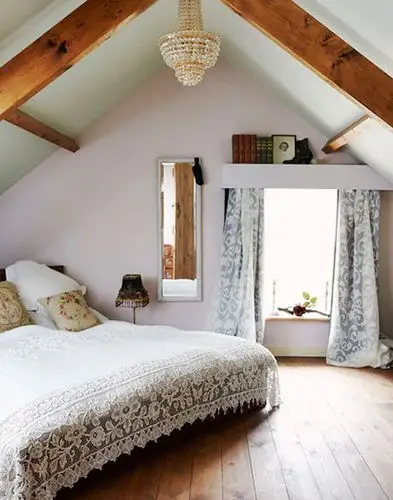 47款美斜顶阁楼小卧室装修效果图大全