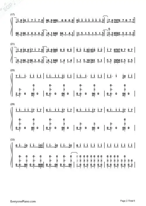 sky-alan walker and alex skrindo双手简谱预览2