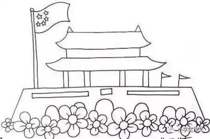 天安门手抄报 天安城门手抄报简单