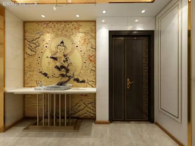 家里玄关设计好了可以聚财,来看看玄关形式吧