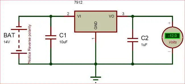 lm7912负稳压器引脚配置使用方法应用