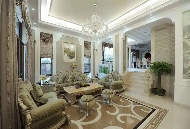 简欧风格别墅600平米90万-紫麟山别墅装修案例-深圳房天下家居装修网