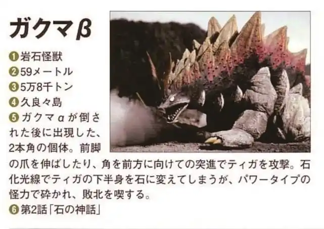 被人类奉为神兽的岩石怪兽-阿库玛|岩石|石头|迪迦|加库玛|阿库玛