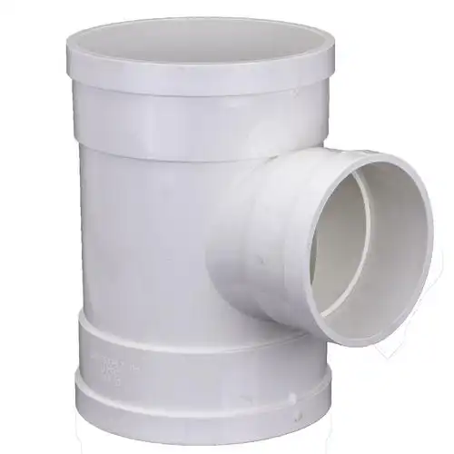 pvc三通排水管下水配件管件接头5075110160200315三头通变径